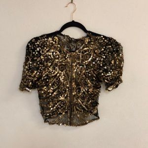 Sequin cardigan